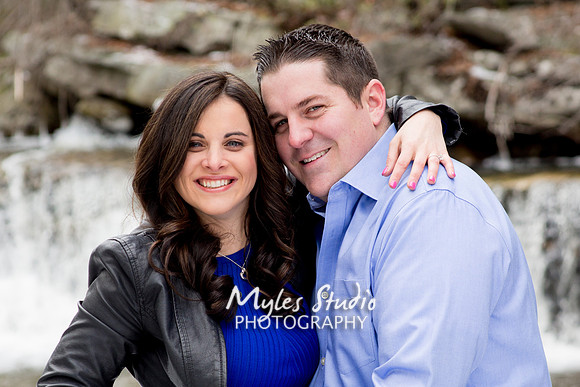 Winter Engagement Photo - Minnewaska State Park