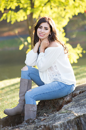 Senior Portrait - Cluett Schantz Memorial Park.