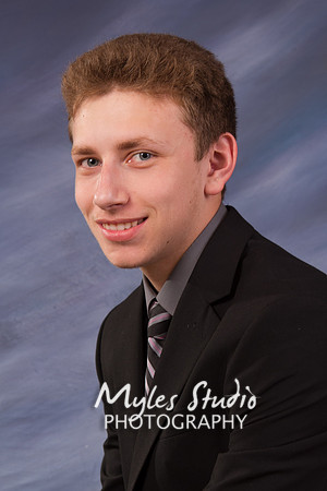 Boy's Studio Senior Portrait