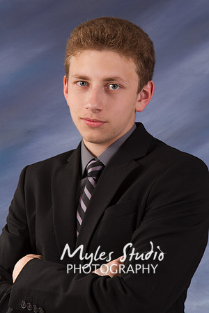 Boy's Studio Senior Portrait