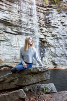 Girls Senior Portrait - Minnewaska State Park