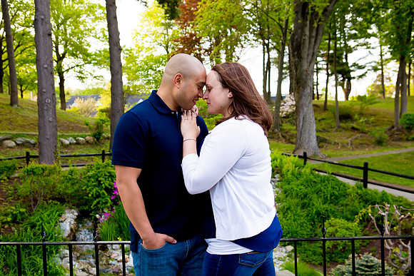 Spring Engagement Photo - Millbrook Tribute Gardens