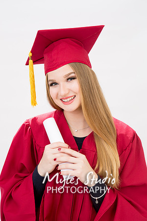 Girl's Graduation Senior Portrait