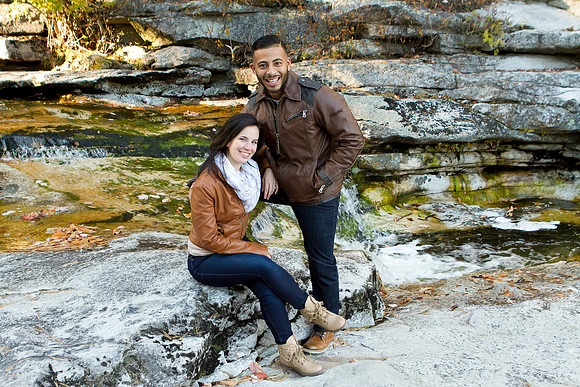 Fall Engagement Photo Shoot at Minnewaska State Park