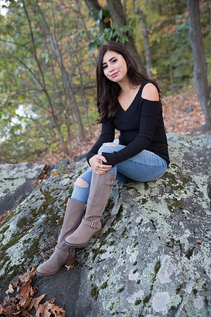 Girl's On Location Senior Portrait