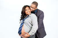 Maternity Photo with Dad