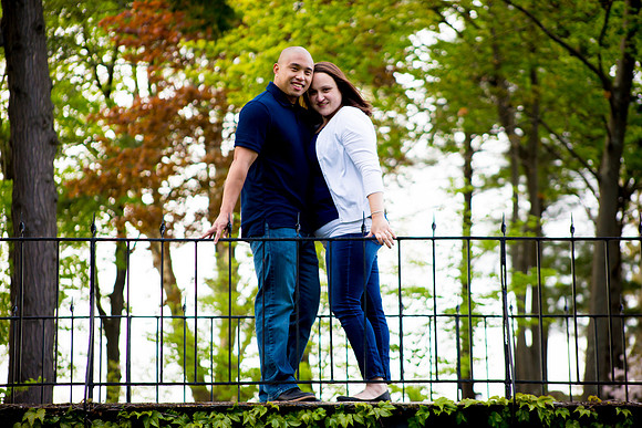 Spring Engagement Photo - Millbrook Tribute Gardens
