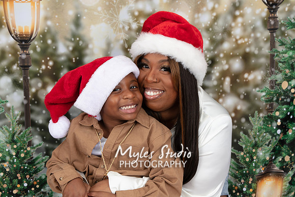 Mommy and me Christmas Portrait