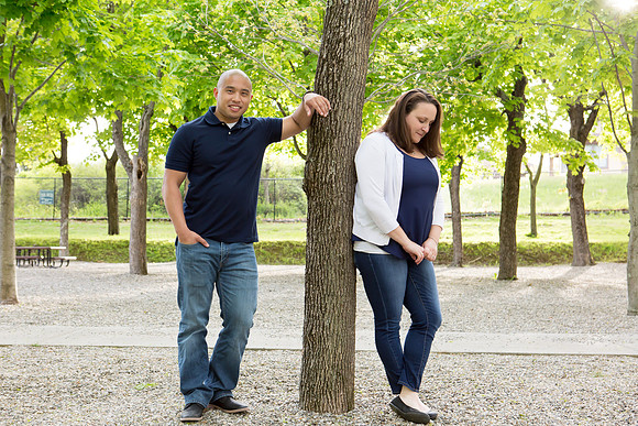 Spring Engagement Photo - Millbrook Tribute Gardens